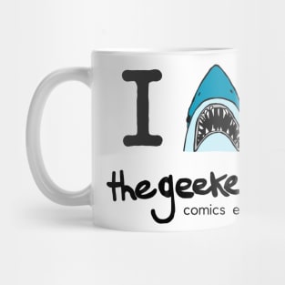 I 🦈 the geekery Mug